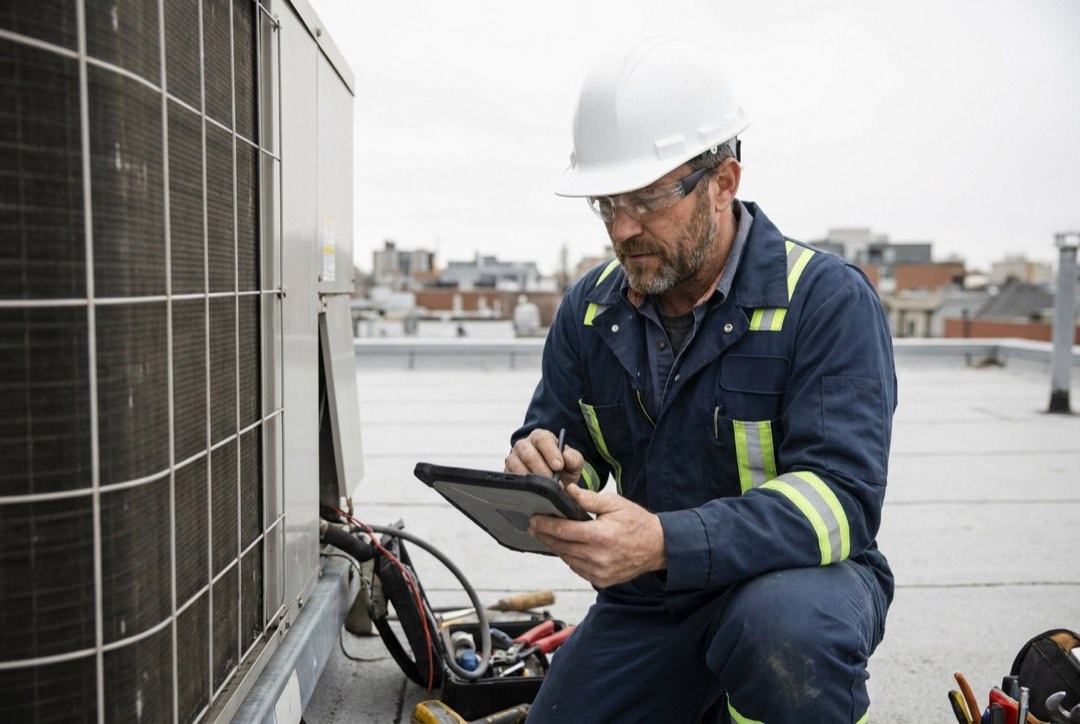 Energy services and building systems buyer at work