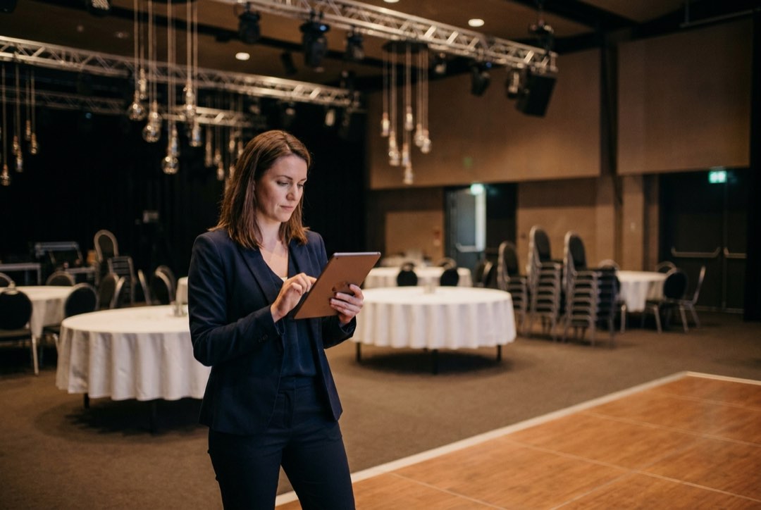 Events, venues and hospitality buyer at work