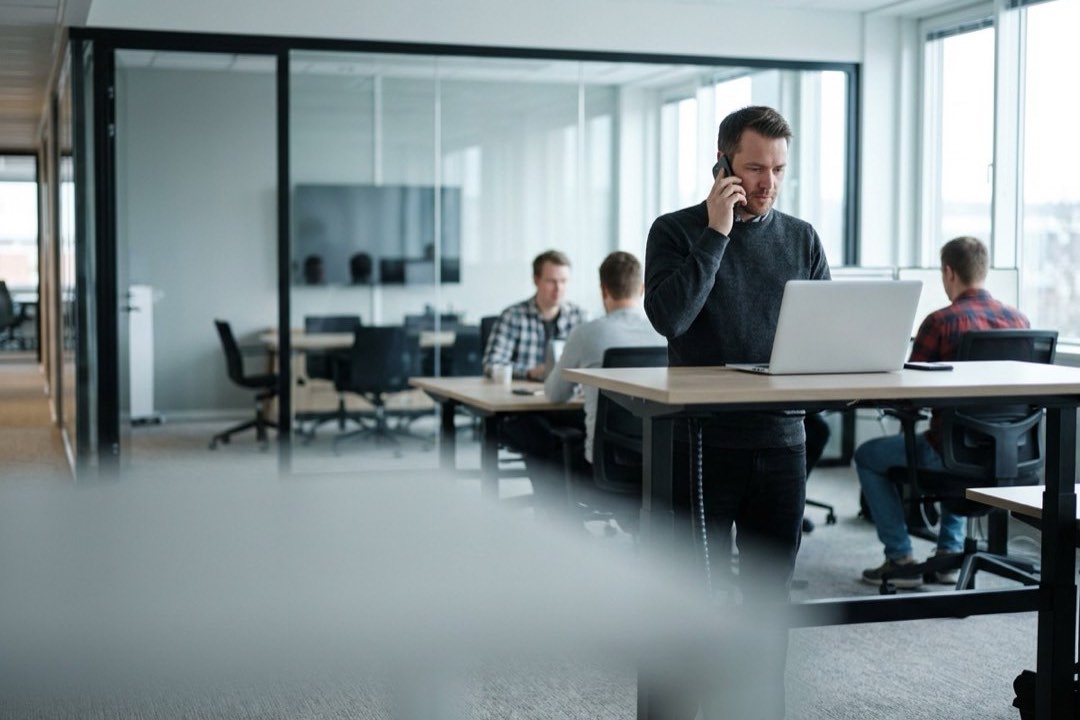 Startups and technology buyer at work